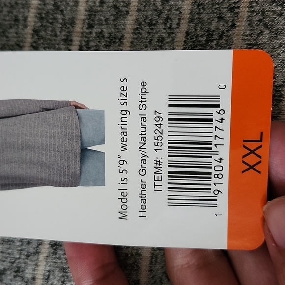 Max and Mia cozy Heather gray twist front tunic size xxL - Picture 4 of 5